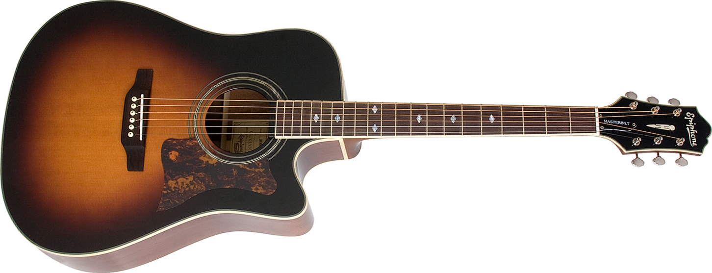 Epiphone Dr-500mce Masterbilt Ch - Vintage Sunburst - Acoustic guitar & electro - Main picture