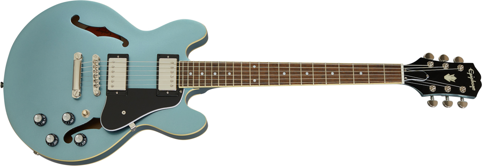 Epiphone Es-339 Inspired By Gibson 2020 2h Ht Rw - Pelham Blue - Semi-hollow electric guitar - Main picture