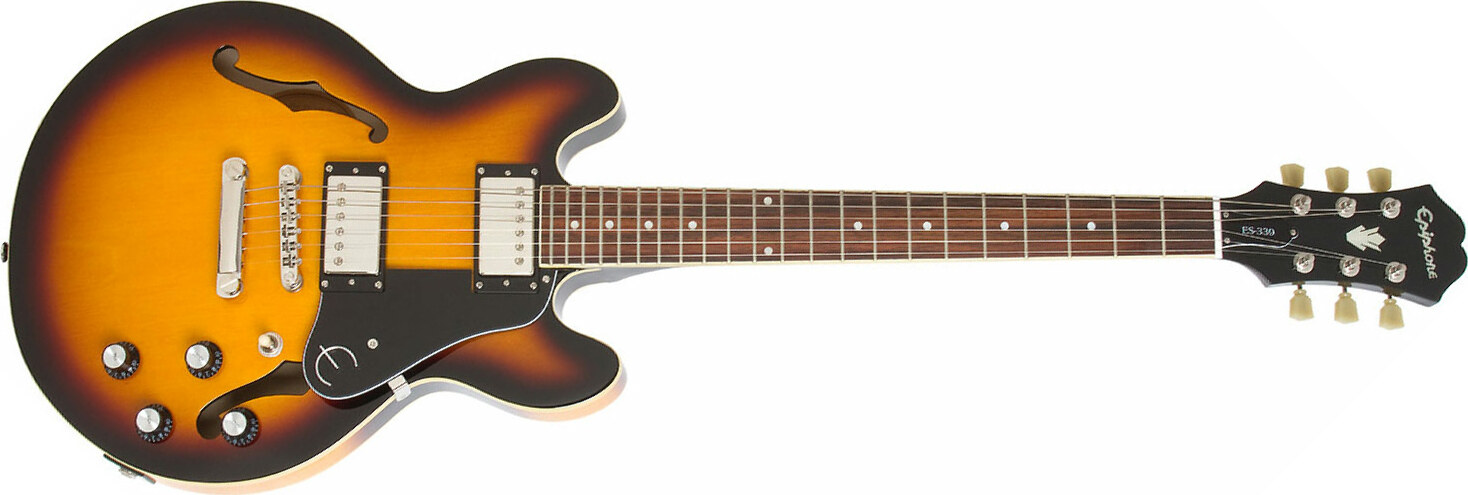 Epiphone Es-339 Pro Ch - Vintage Sunburst - Semi-hollow electric guitar - Main picture