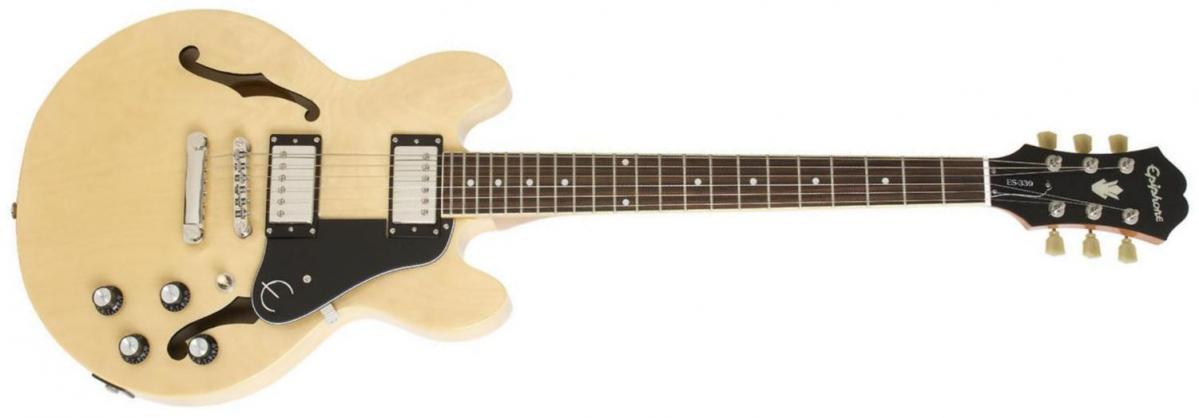 Epiphone ES-339 Pro - natural Semi-hollow electric guitar natural