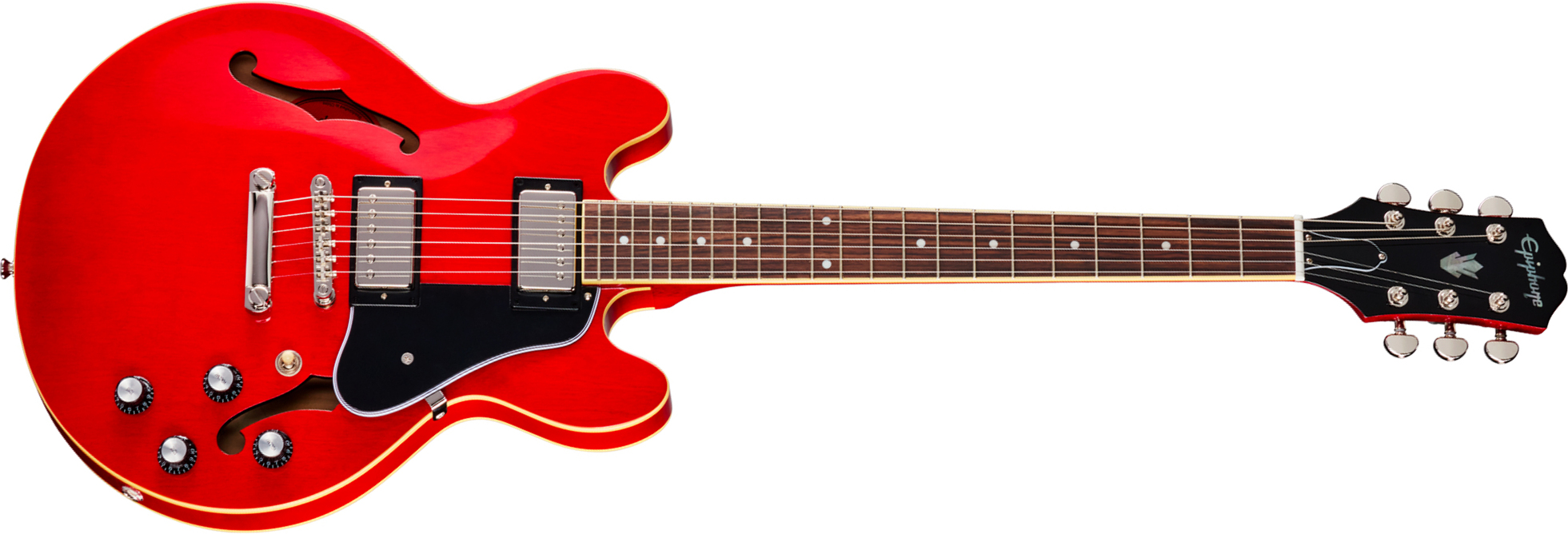 Epiphone Es339 Ibg 2h Ht Rw - Cherry - Semi-hollow electric guitar - Main picture