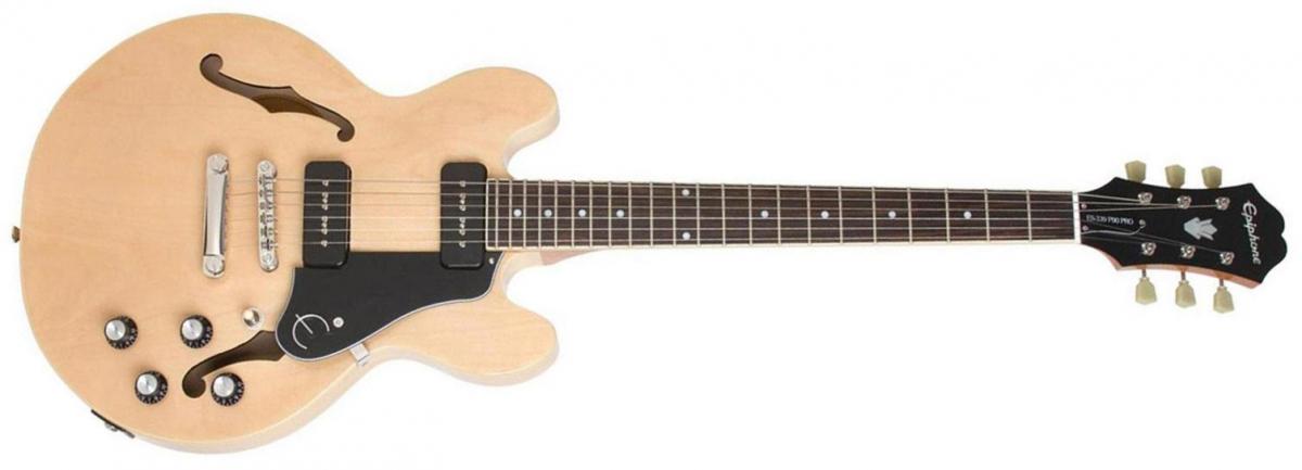 Epiphone ES-339 Pro P-90 - natural Semi-hollow electric guitar