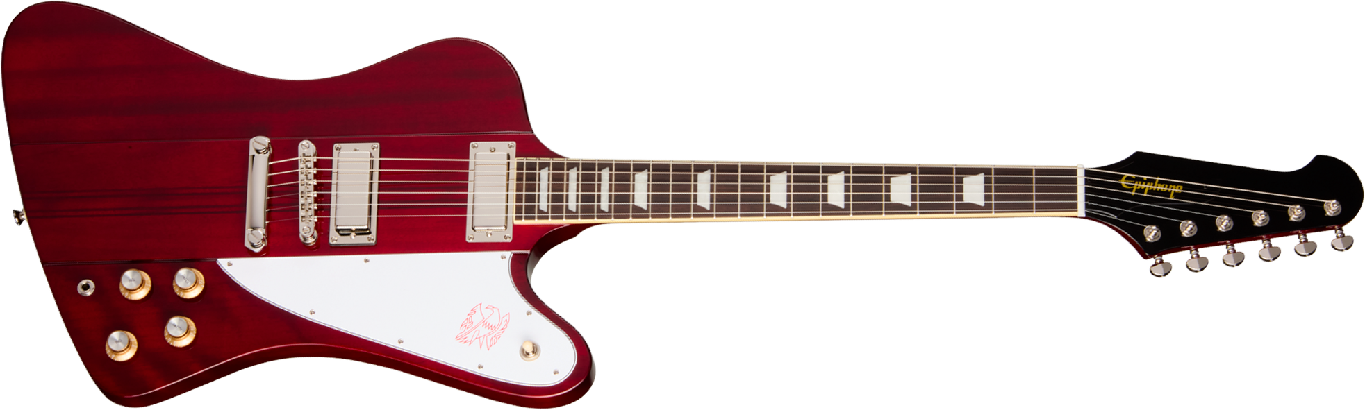 Epiphone Firebird Ibg Original 2h Ht Rw - Wine Red - Retro rock electric guitar - Main picture