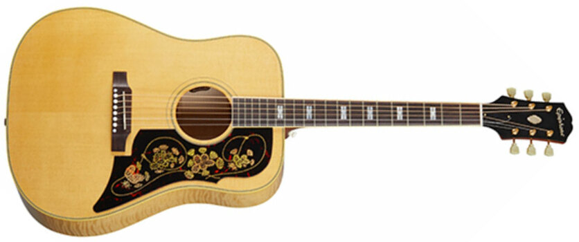 Epiphone Frontier Usa Dreadnought Epicea Acajou Rw - Antique Natural - Electro acoustic guitar - Main picture