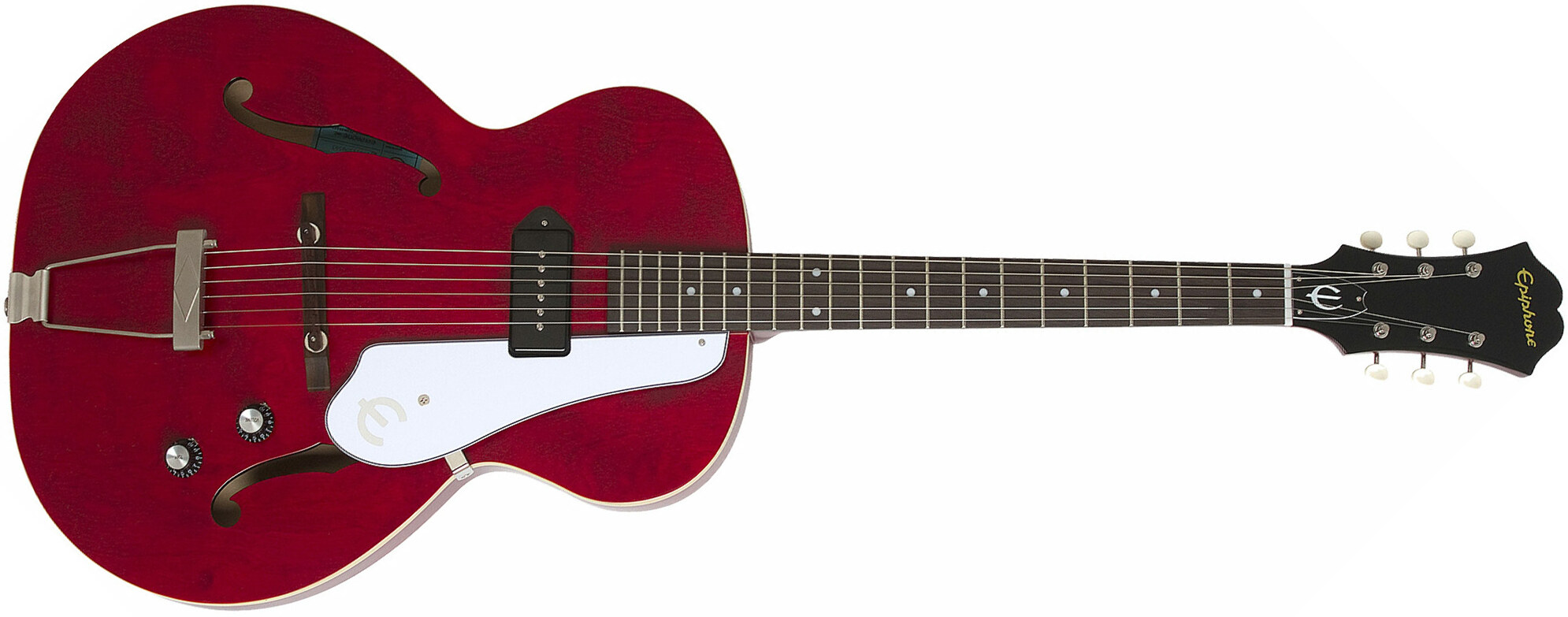 Epiphone Inspired By 1966 Century 2016 - Aged Gloss Cherry - Semi-hollow electric guitar - Main picture