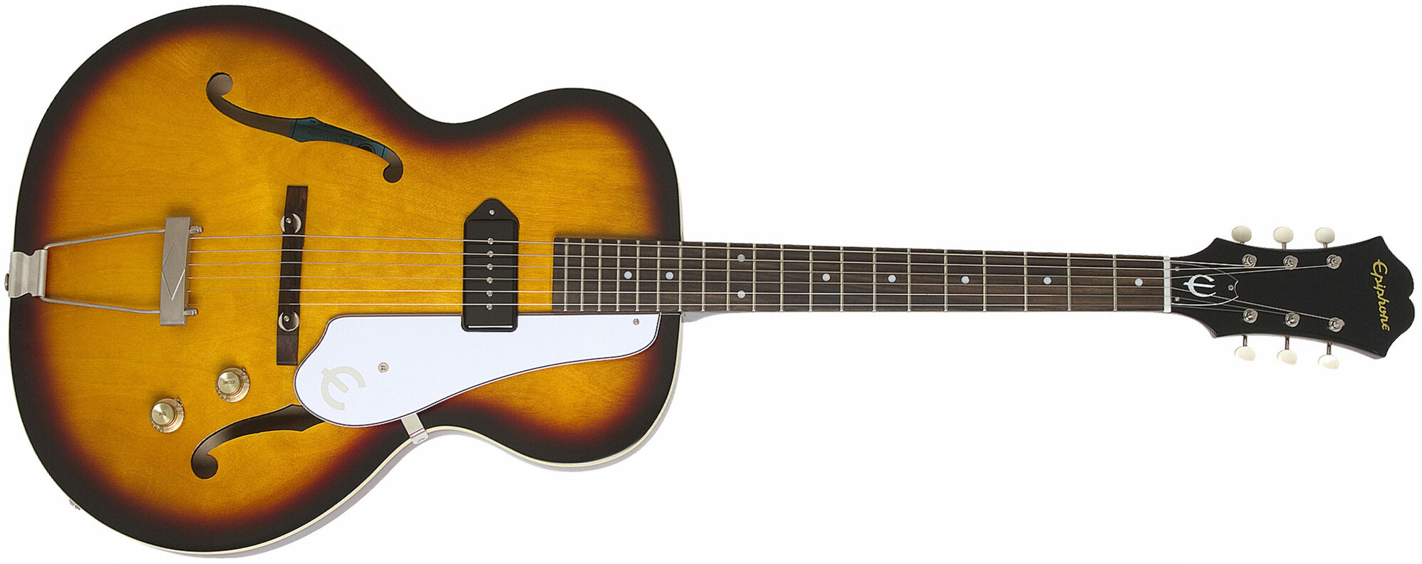 Epiphone Inspired By 1966 Century 2016 - Aged Gloss Vintage Sunburst - Semi-hollow electric guitar - Main picture