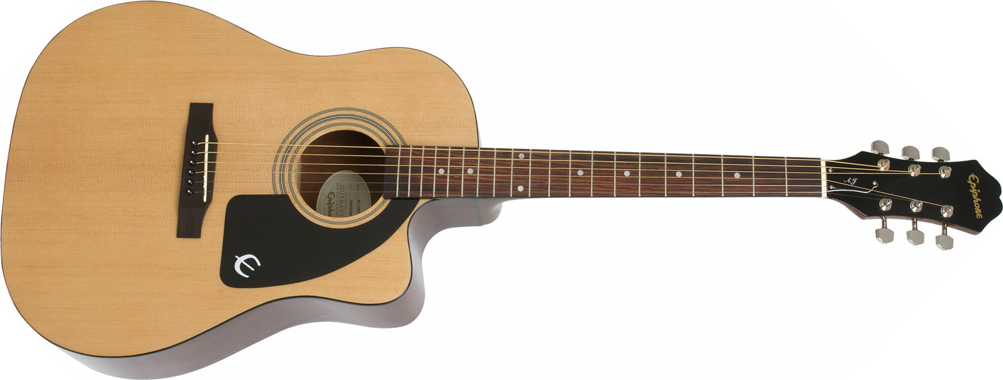 Epiphone J-15 Ec Dreadnought Cw Epicea Acajou Pf - Natural - Electro acoustic guitar - Main picture