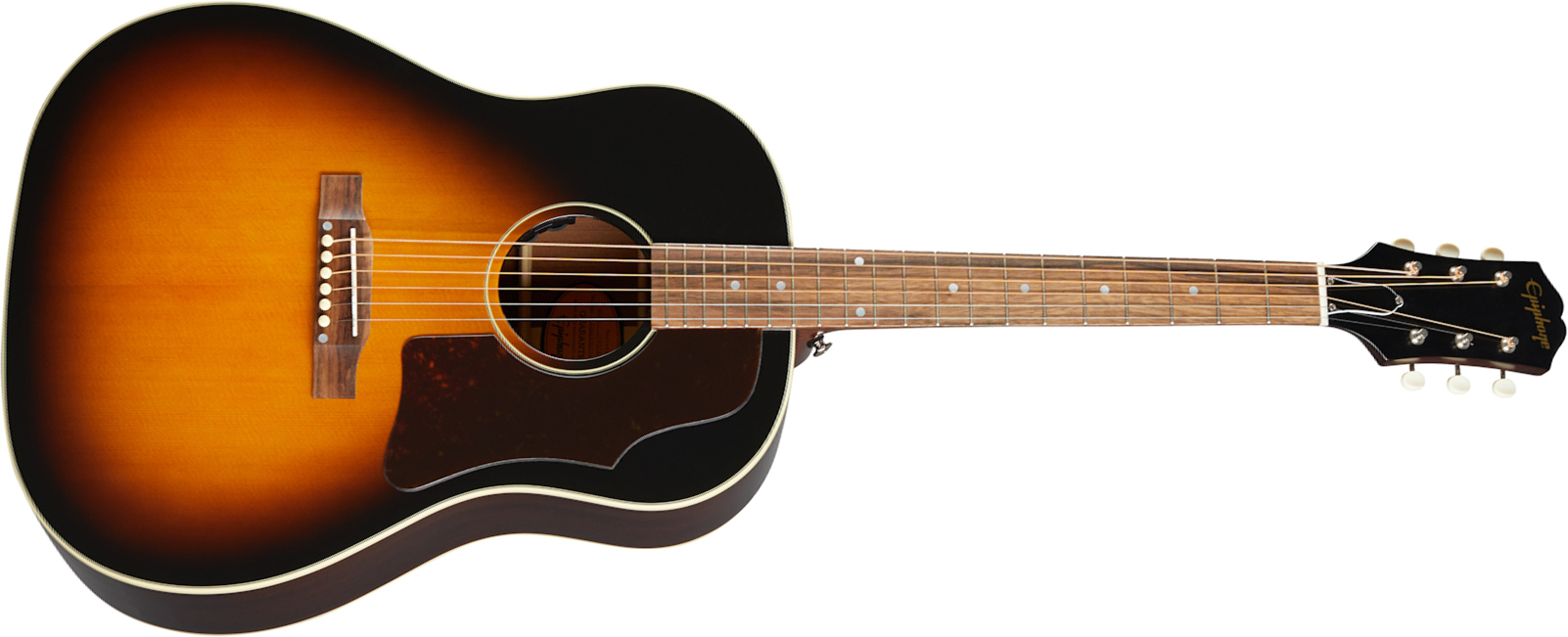 Epiphone J-45 Inspired By Gibson Dreadnought Epicea Acajou Lau - Aged Vintage Sunburst - Electro acoustic guitar - Main picture