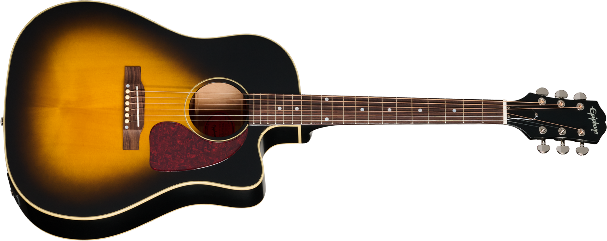Epiphone J45 Standard Ec Ibg Dreadnought Cw Epicea Acajou Rw - Vintage Sunburst - Folk guitar - Main picture