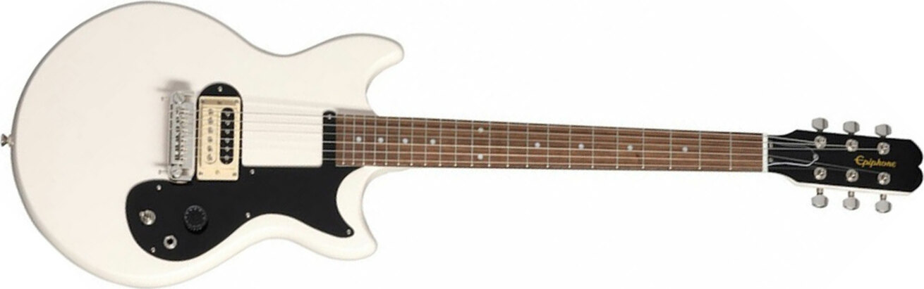 Epiphone Joan Jett Olympic Special Signature 2h Ht Au - Aged Classic White - Single cut electric guitar - Main picture