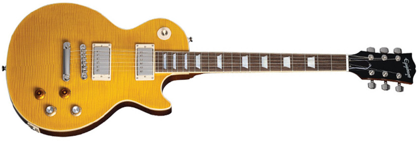 Epiphone Kirk Hammett Les Paul Standard 1959 Greeny Signature 2h Ht Rw - Greeny Burst - Single cut electric guitar - Main picture