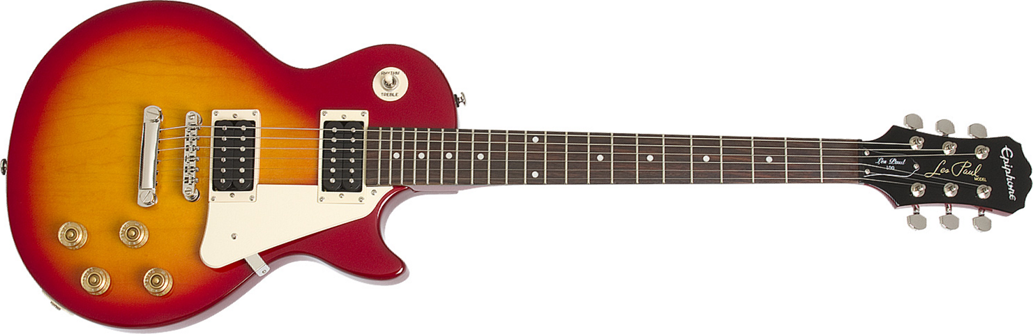 Epiphone Les Paul 100 Ch - Heritage Cherry Sunburst - Single cut electric guitar - Main picture