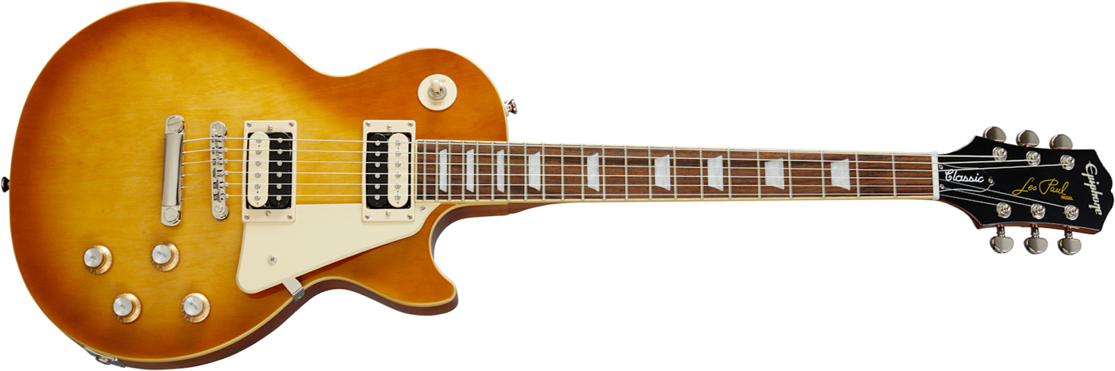 Epiphone Les Paul Classic Modern 2020 2h Ht Lau - Honey Burst - Single cut electric guitar - Main picture