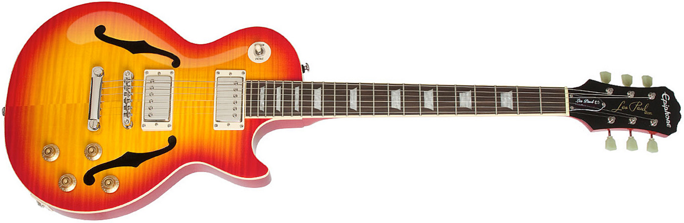 Epiphone Les Paul Es Pro 2016 - Faded Cherry - Semi-hollow electric guitar - Main picture