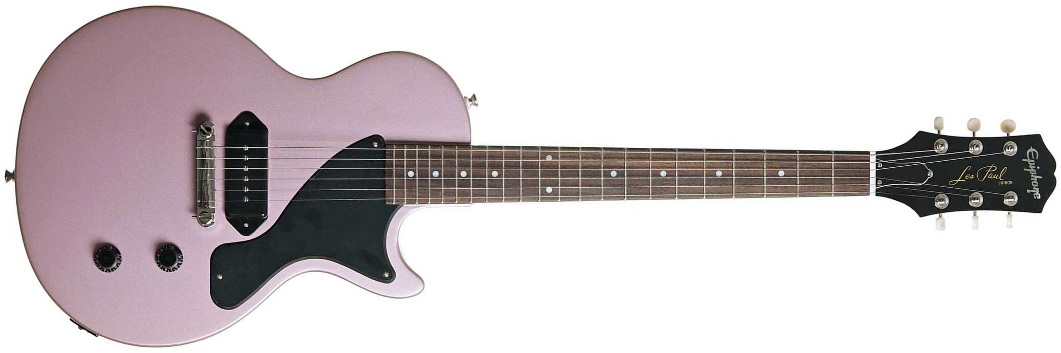 Epiphone Les Paul Junior 1s P90 Ht Lau - Heather Poly - Single cut electric guitar - Main picture