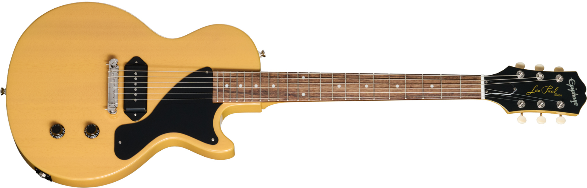 Epiphone Les Paul Junior Ibg 1s P90 Ht Rw - Tv Yellow - Single cut electric guitar - Main picture