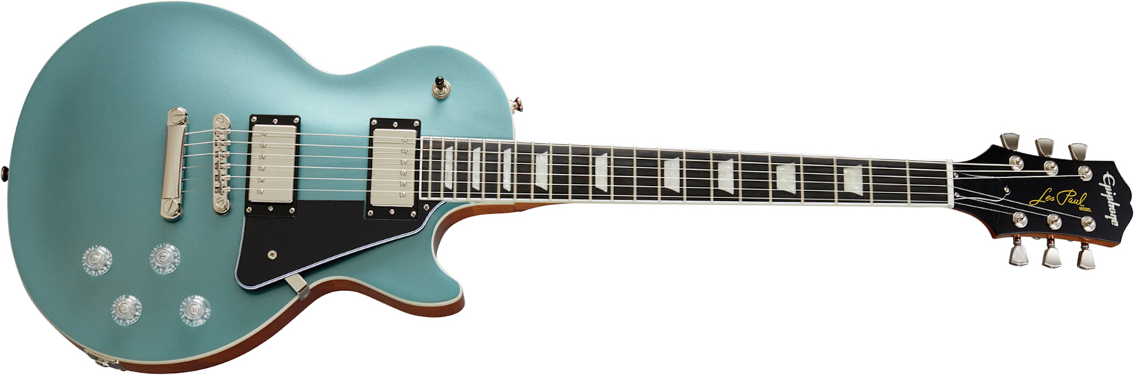 Epiphone Les Paul Modern 2h Ht Eb - Faded Pelham Blue - Single cut electric guitar - Main picture