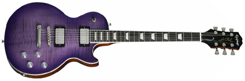 Epiphone Les Paul Modern Figured Inspired By 2h Ht Eb - Purple Burst - Single cut electric guitar - Main picture