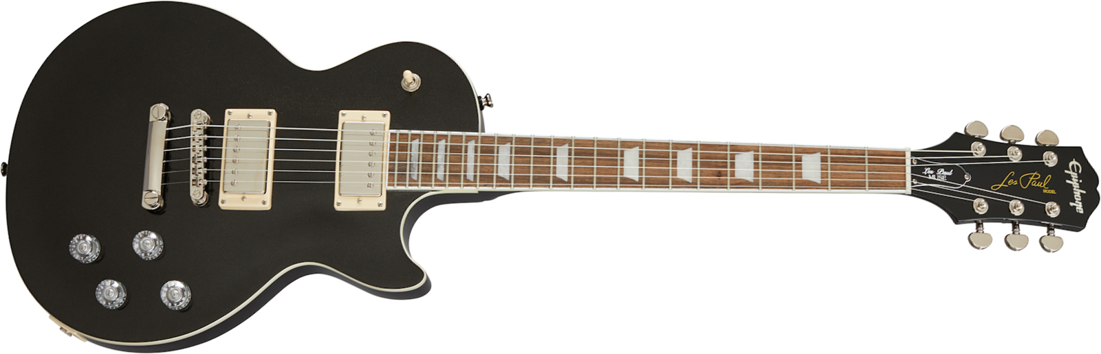 Epiphone Les Paul Muse Modern 2h Ht Lau - Jet Black Metallic - Single cut electric guitar - Main picture