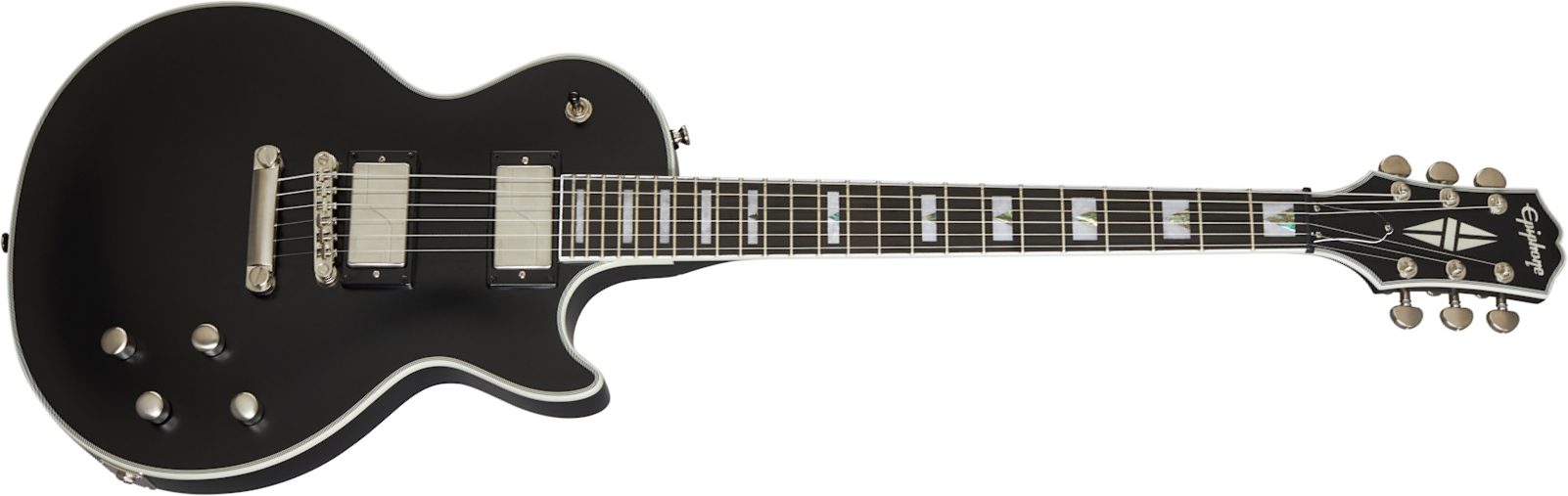 Epiphone Les Paul Prophecy Modern 2h Fishman Fluence Ht Eb - Black Aged - Single cut electric guitar - Main picture