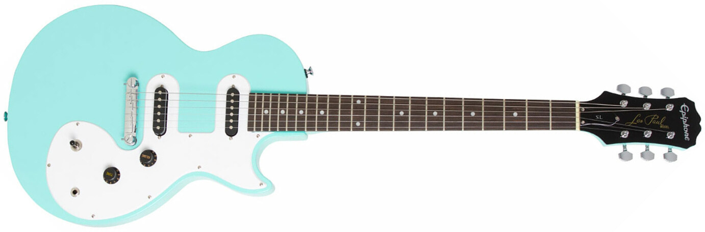 Epiphone Les Paul Sl 2s  Ht - Turquoise - Single cut electric guitar - Main picture