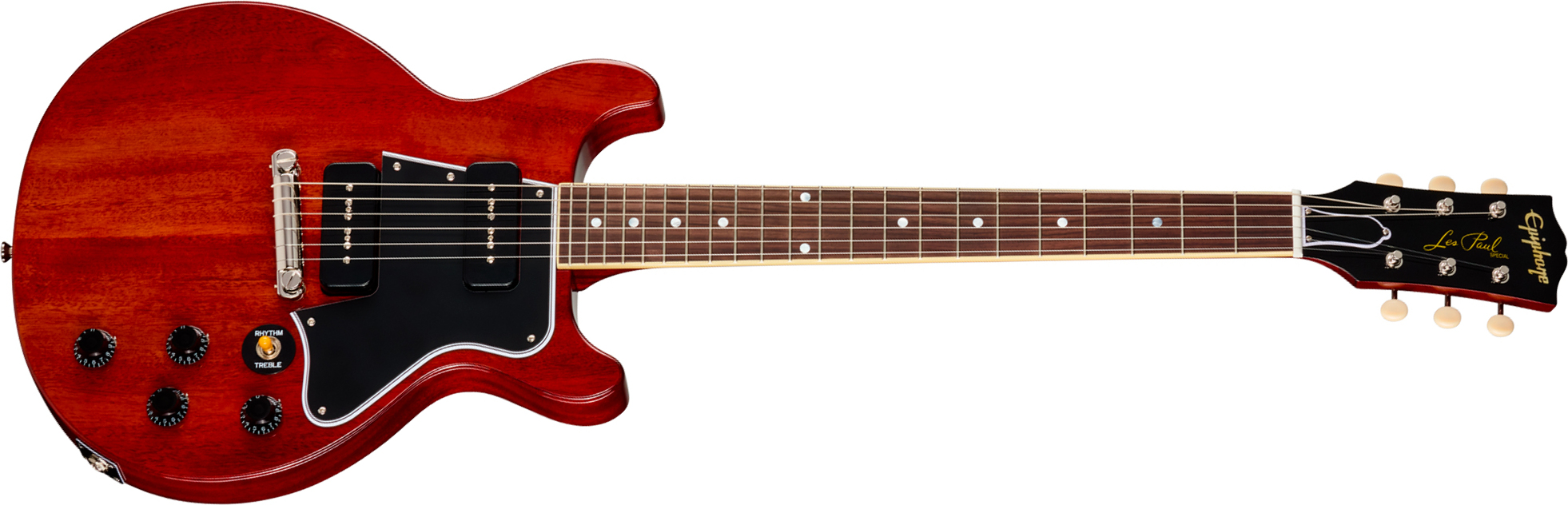 Epiphone Les Paul Special 1960 Dc Reissue Ibc 2s P90 Gibson Ht Rw - Cherry Red - Double cut electric guitar - Main picture