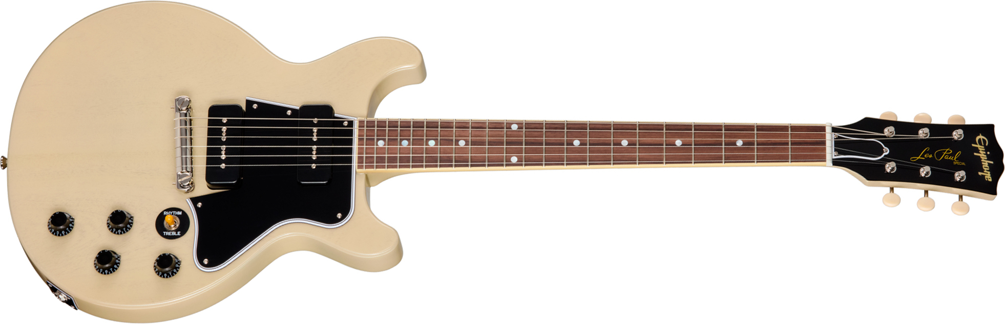 Epiphone Les Paul Special 1960 Dc Reissue Ibc 2s P90 Gibson Ht Rw - Tv White - Double cut electric guitar - Main picture