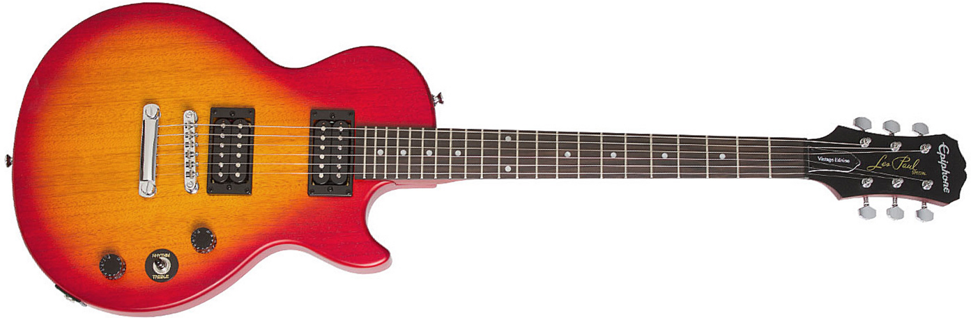 Epiphone Les Paul Special Ve 2016 - Vintage Worn Heritage Cherry Sunburst - Single cut electric guitar - Main picture