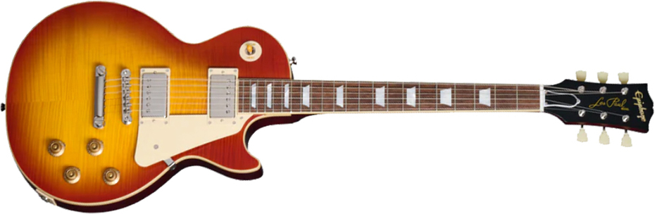 Epiphone Les Paul Standard 1959 Igc 2h Gibson Ht Lau - Washed Cherry Sunburst - Single cut electric guitar - Main picture