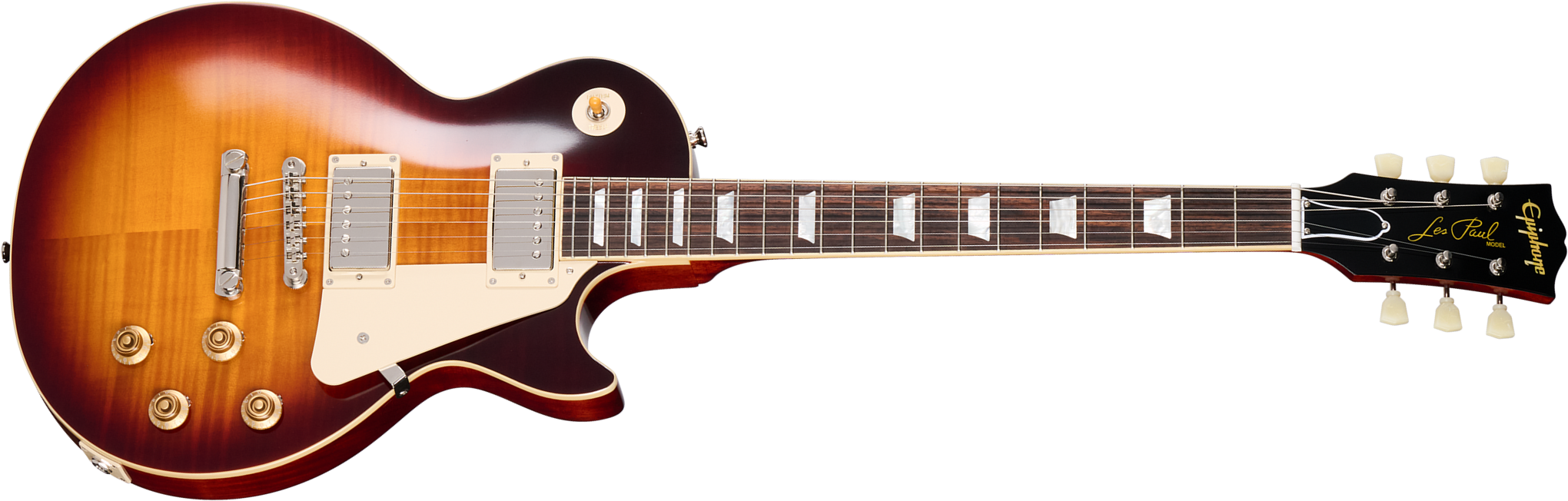 Epiphone Les Paul Standard 1959 Reissue I.b.g.c  2h Gibson Ht Rw - Washed Bourbon Burst - Single cut electric guitar - Main picture