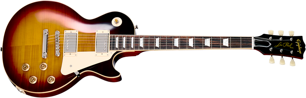 Epiphone Les Paul Standard 1959 Reissue Igc 2h Gibson Ht Rw - Dark Burst - Single cut electric guitar - Main picture
