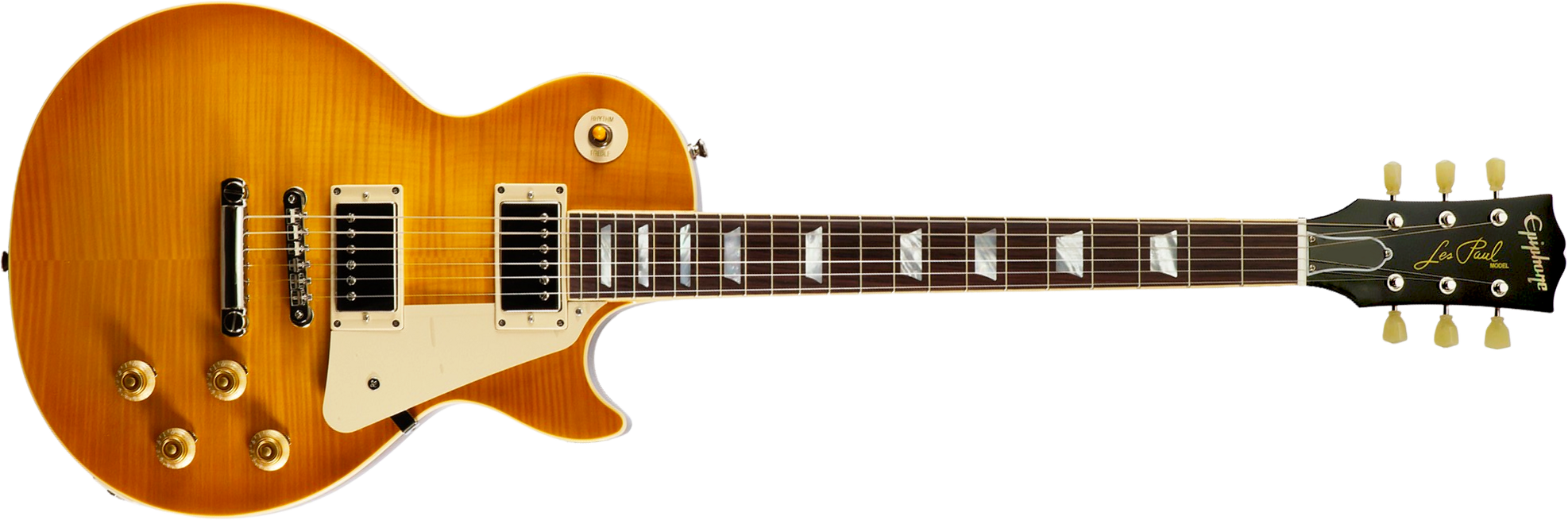 Epiphone Les Paul Standard 1959 Reissue Igc 2h Gibson Ht Rw - Lemon Burst - Single cut electric guitar - Main picture