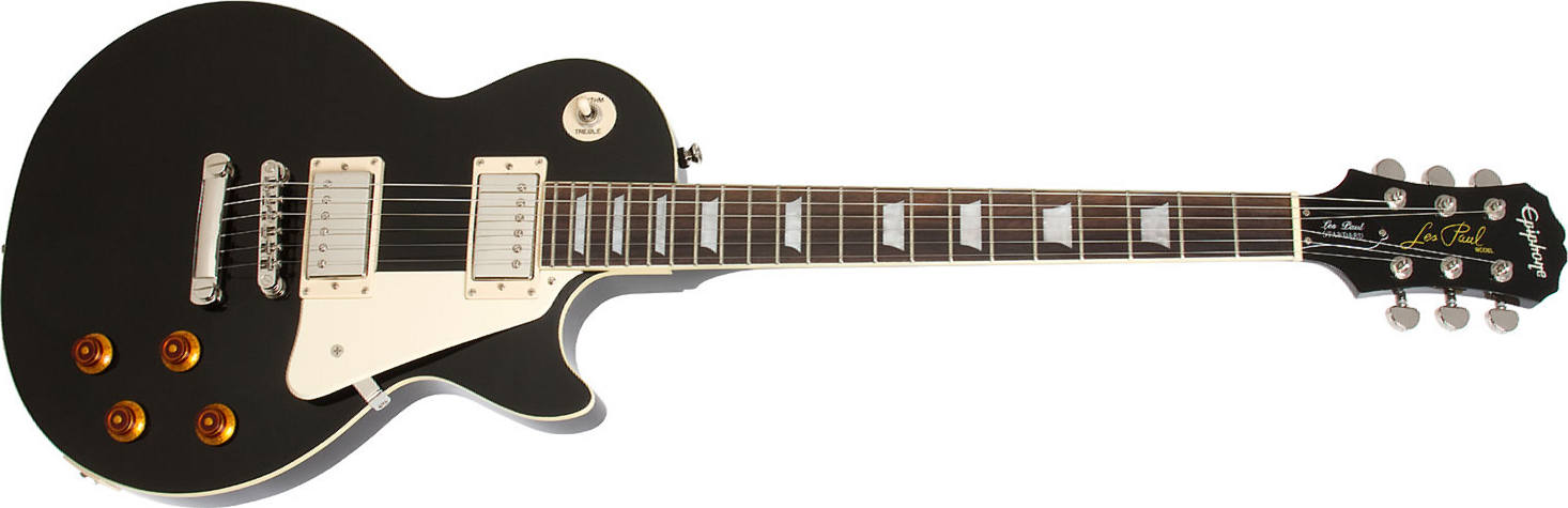 Epiphone Les Paul Standard 2018 Hh Ht Pf - Ebony - Single cut electric guitar - Main picture