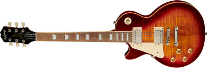Epiphone Les Paul Standard 50s Gaucher 2h Ht Rw - Heritage Cherry Sunburst - Left-handed electric guitar - Main picture