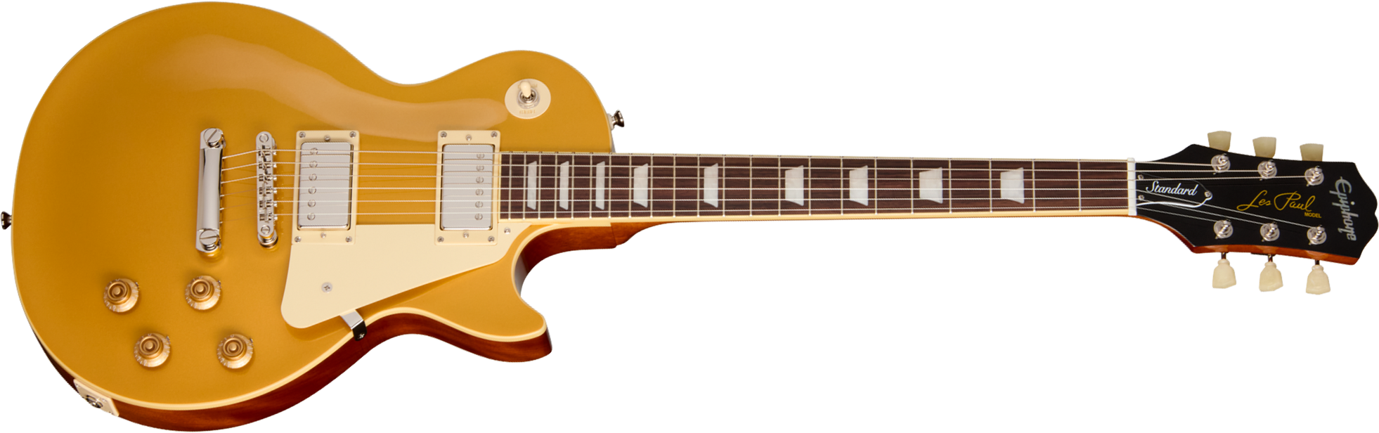 Epiphone Les Paul Standard 50s Ibg Original 2h Ht Rw - Goldtop - Single cut electric guitar - Main picture