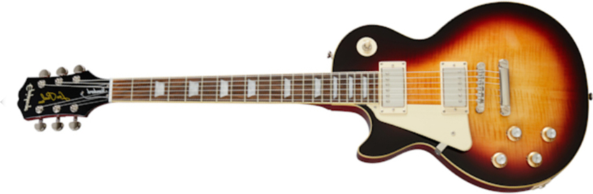 Epiphone Les Paul Standard 60s Gaucher 2h Ht Rw - Bourbon Burst - Left-handed electric guitar - Main picture