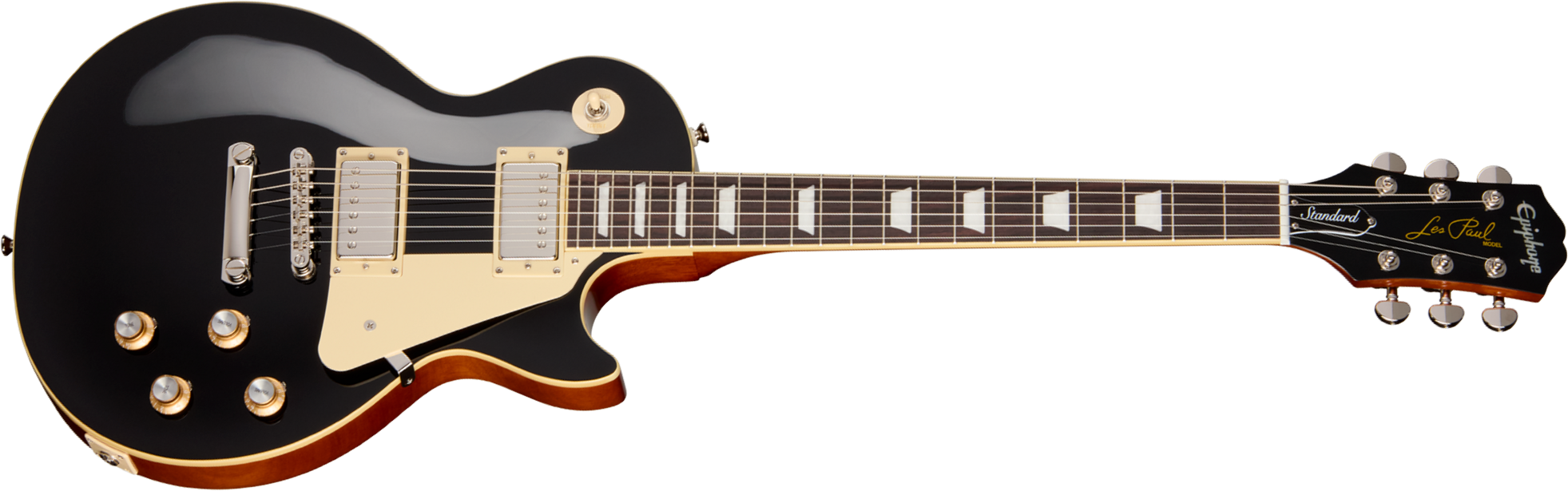 Epiphone Les Paul Standard 60s Ibg Original 2h Ht Rw - Ebony - Single cut electric guitar - Main picture