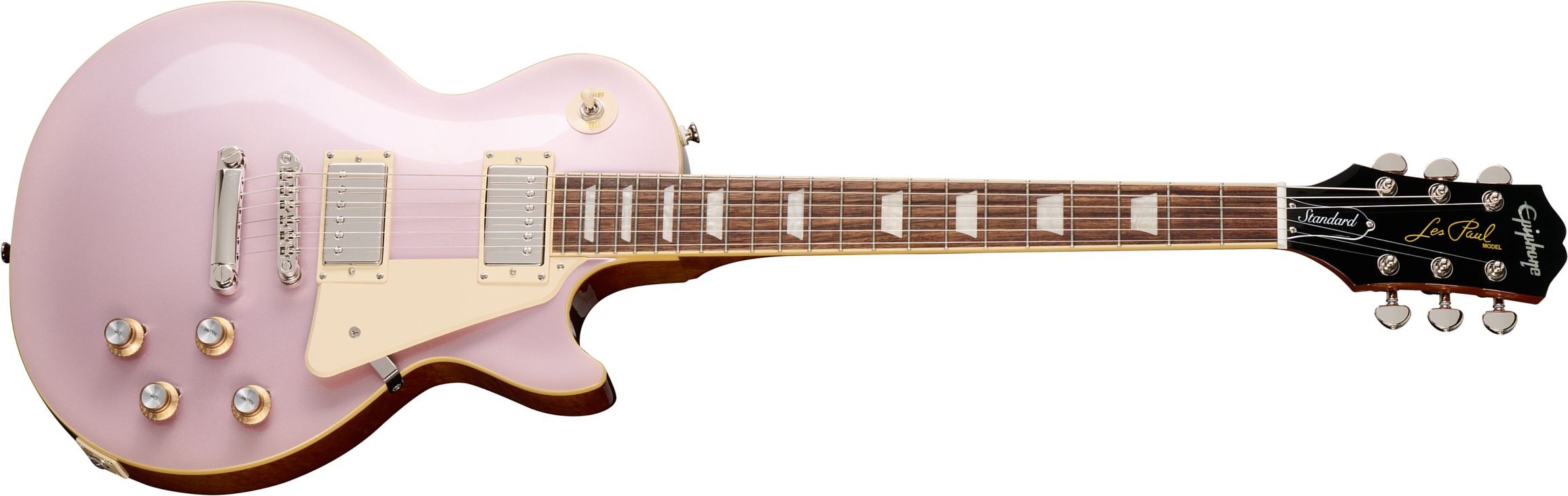 Epiphone Les Paul Standard 60s Insp. By Gibson 2h Ht Lau - Heather Poly - Single cut electric guitar - Main picture