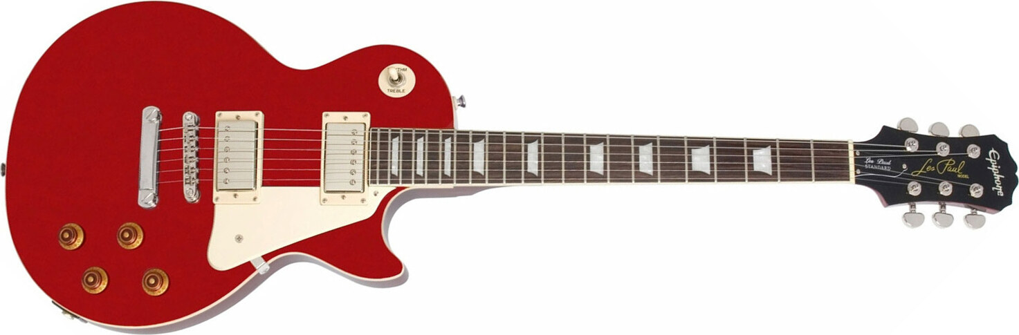 Epiphone Les Paul Standard Ch - Cardinal Red - Single cut electric guitar - Main picture