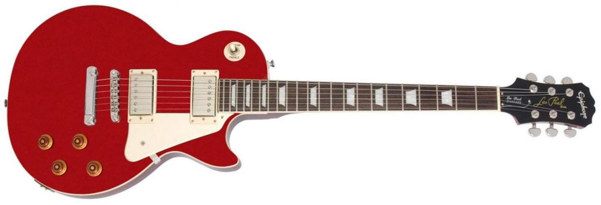 Arne Australien Andre steder Epiphone Les Paul Standard - cardinal red Solid body electric guitar red