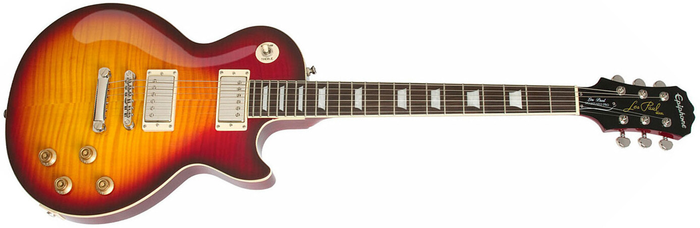 Epiphone Les Paul Standard Plus Top Pro Ltd Ch - Bourbon Burst - Single cut electric guitar - Main picture