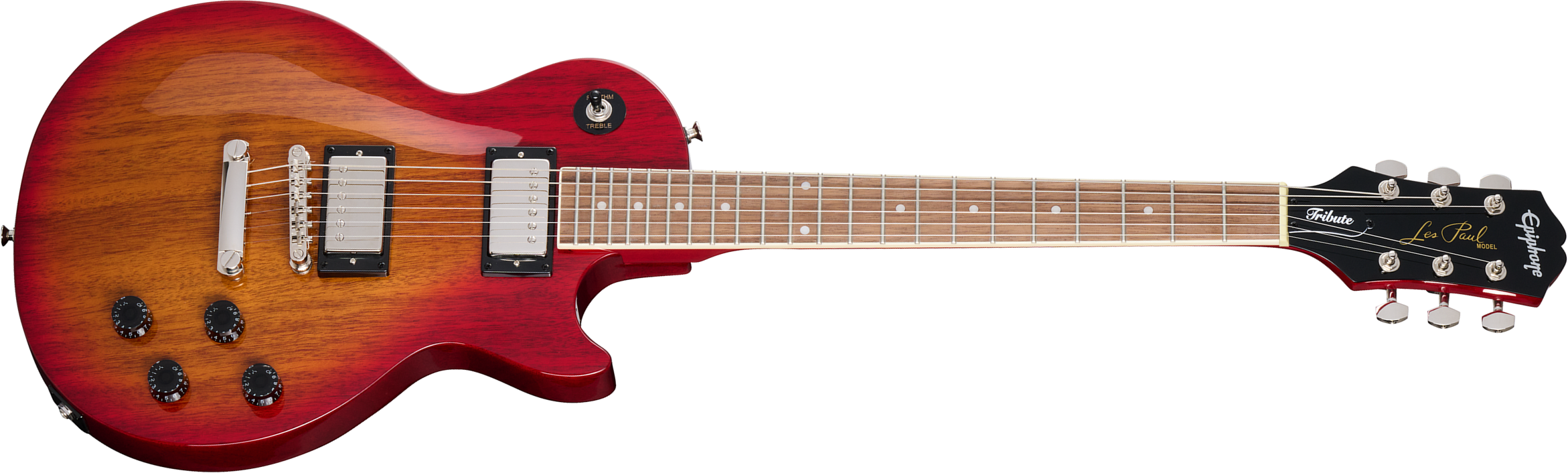 Epiphone Les Paul Tribute Inspired By / Modern 2h Ht Lau - Heritage Cherry Sunburst - Single cut electric guitar - Main picture