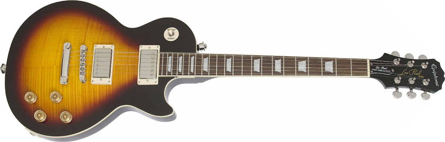 Epiphone Les Paul Tribute Plus Outfit Ch - Vintage Sunburst - Single cut electric guitar - Main picture