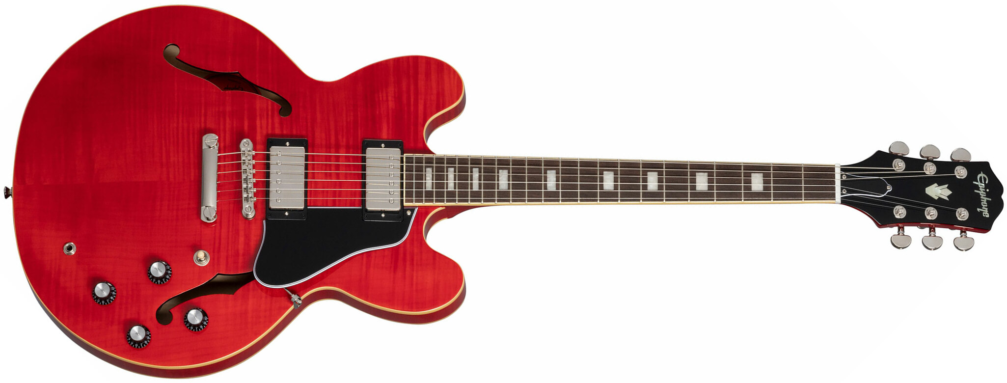 Epiphone Marty Schwartz Es-335 Signature 2h Ht Lau - Sixties Cherry - Signature electric guitar - Main picture