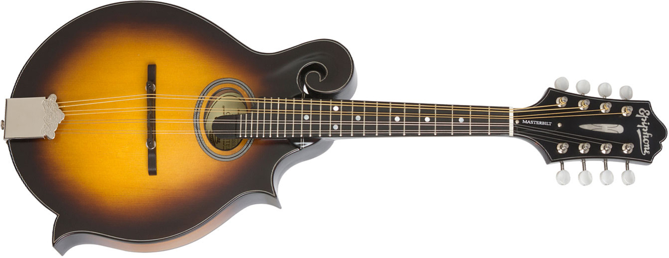 Epiphone Mm-40l Mandolin Masterbilt Epicea Erable Eb - Vintage Sunburst - Mandolin - Main picture