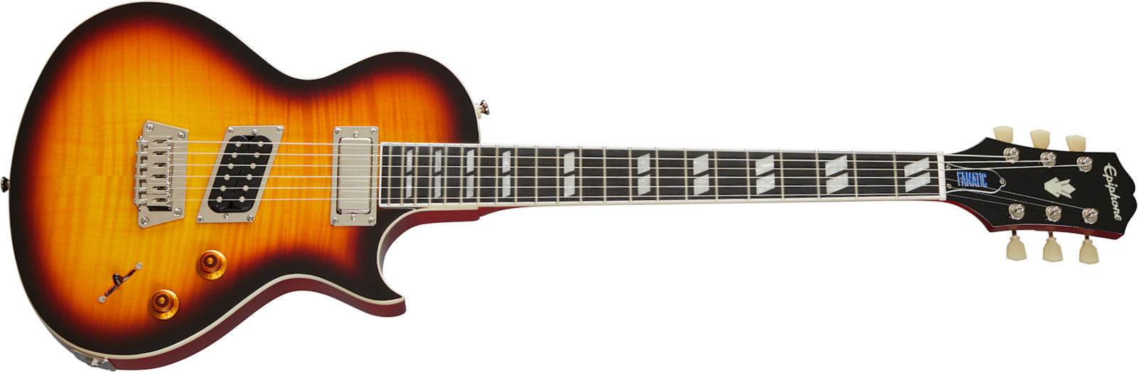 Epiphone Nancy Wilson Fanatic Signature Hmh Ht Eb - Fireburst - Single cut electric guitar - Main picture