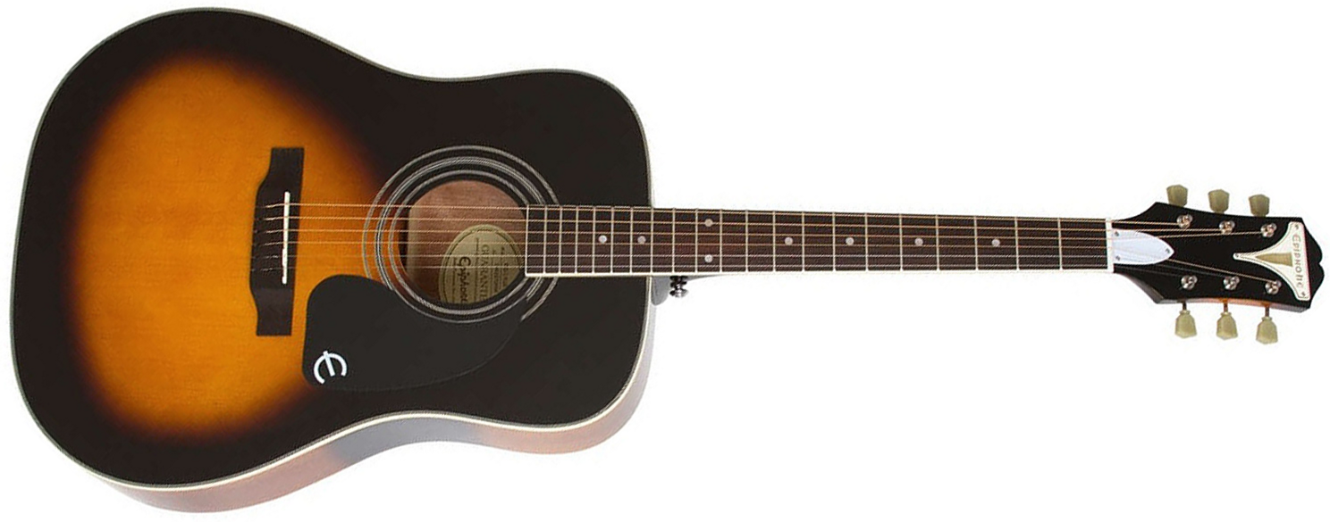 Epiphone Pro-1 Acoustic Dreadnought Epicea Acajou 2016 - Vintage Sunburst - Acoustic guitar & electro - Main picture