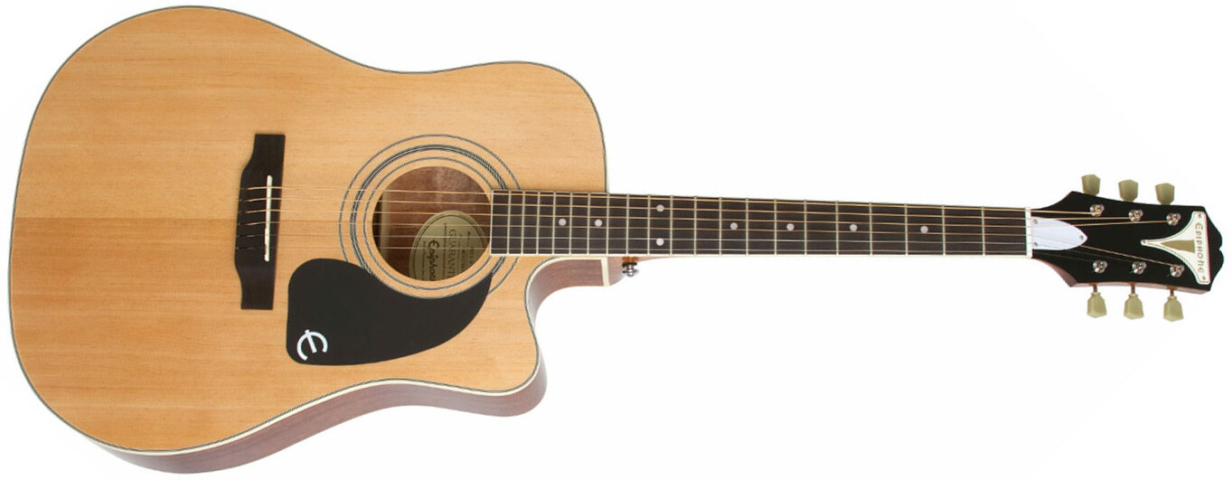 Epiphone Pro-1 Ultra Acoustic Dreadnought Cw Epicea Acajou - Natural - Acoustic guitar & electro - Main picture