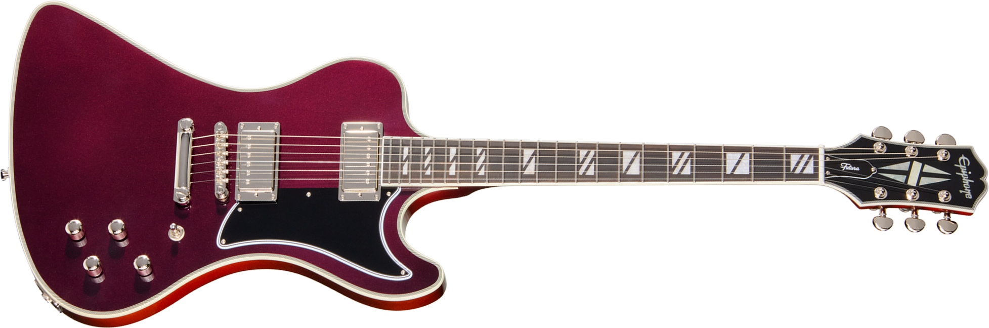 Epiphone Rd Custom Futura Ibg 2h Ht Eb - Ember Shift - Retro rock electric guitar - Main picture