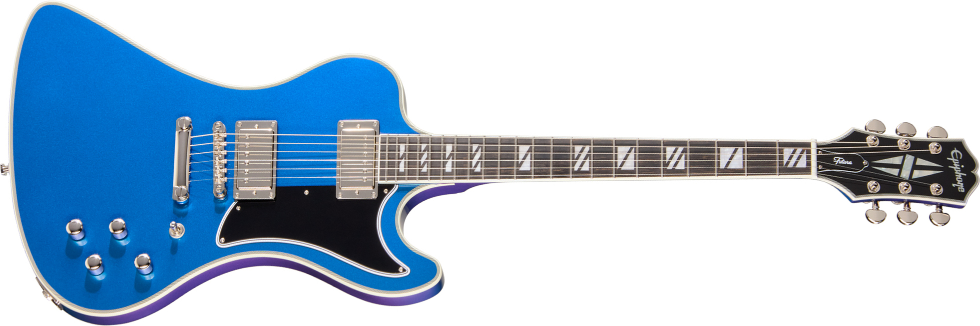 Epiphone Rd Custom Futura Ibg 2h Ht Eb - Twilight Shift - Retro rock electric guitar - Main picture
